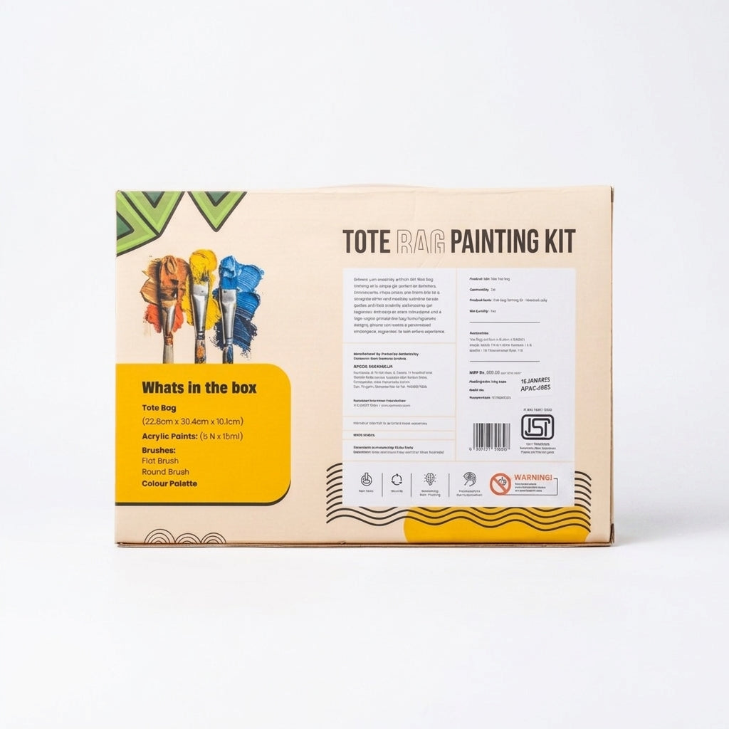 Tote Bag Painting Kit - Abstract Lady