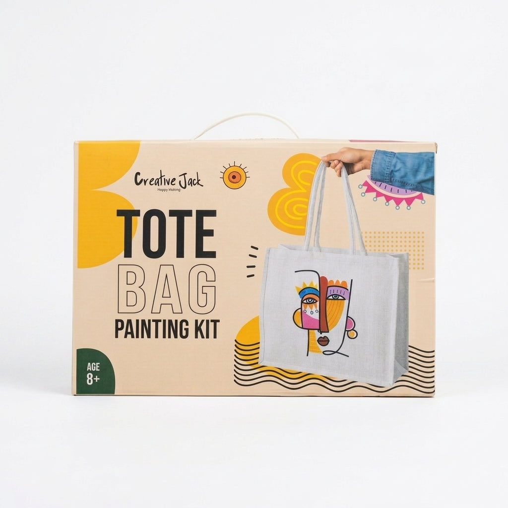 Tote Bag Painting Kit - Abstract Lady