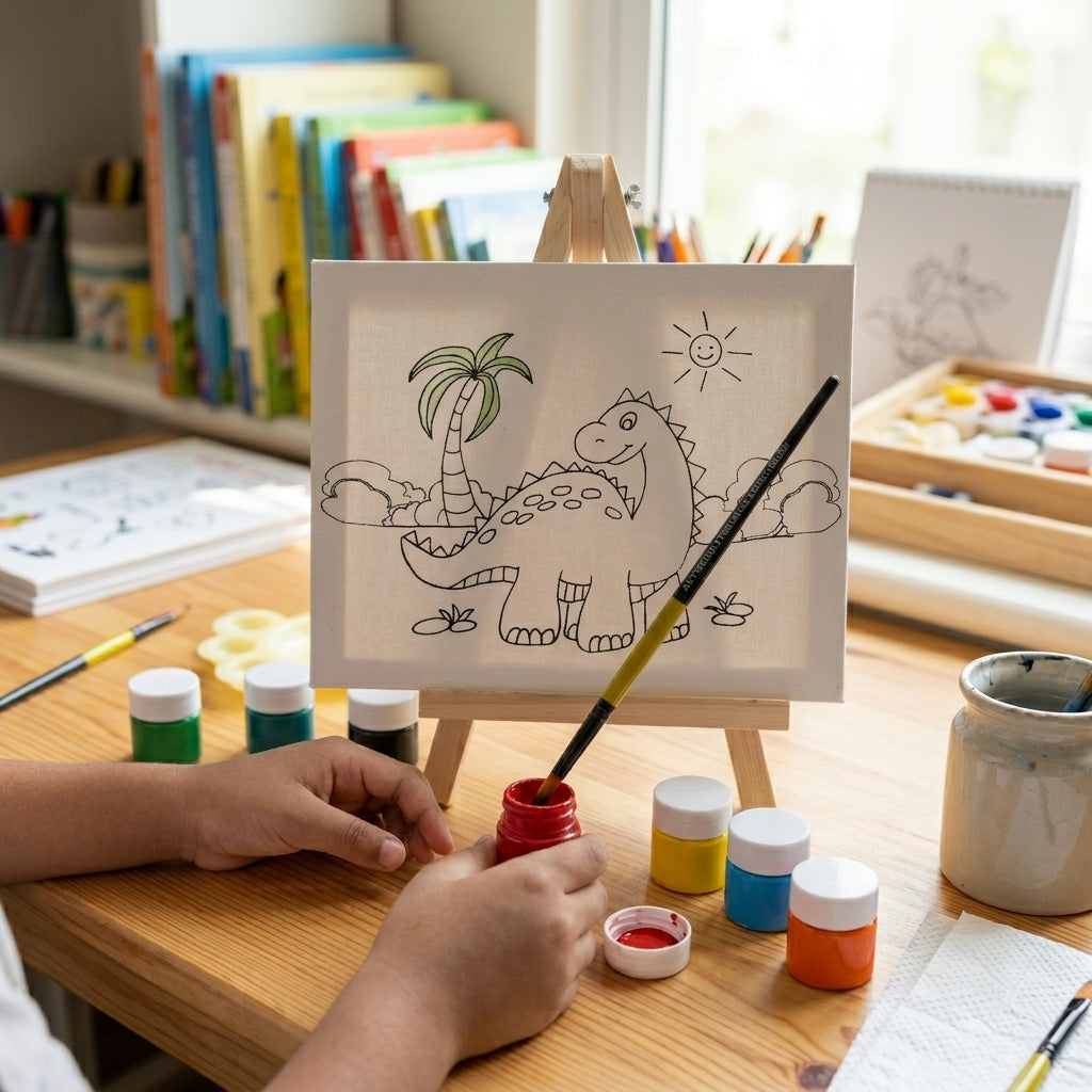 My Canvas Painting Kit  - Dino
