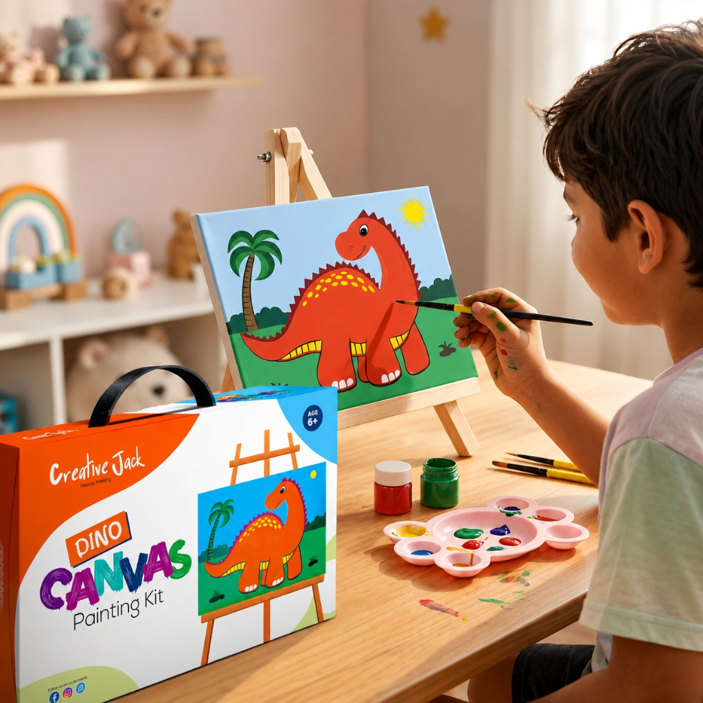 My Canvas Painting Kit  - Dino