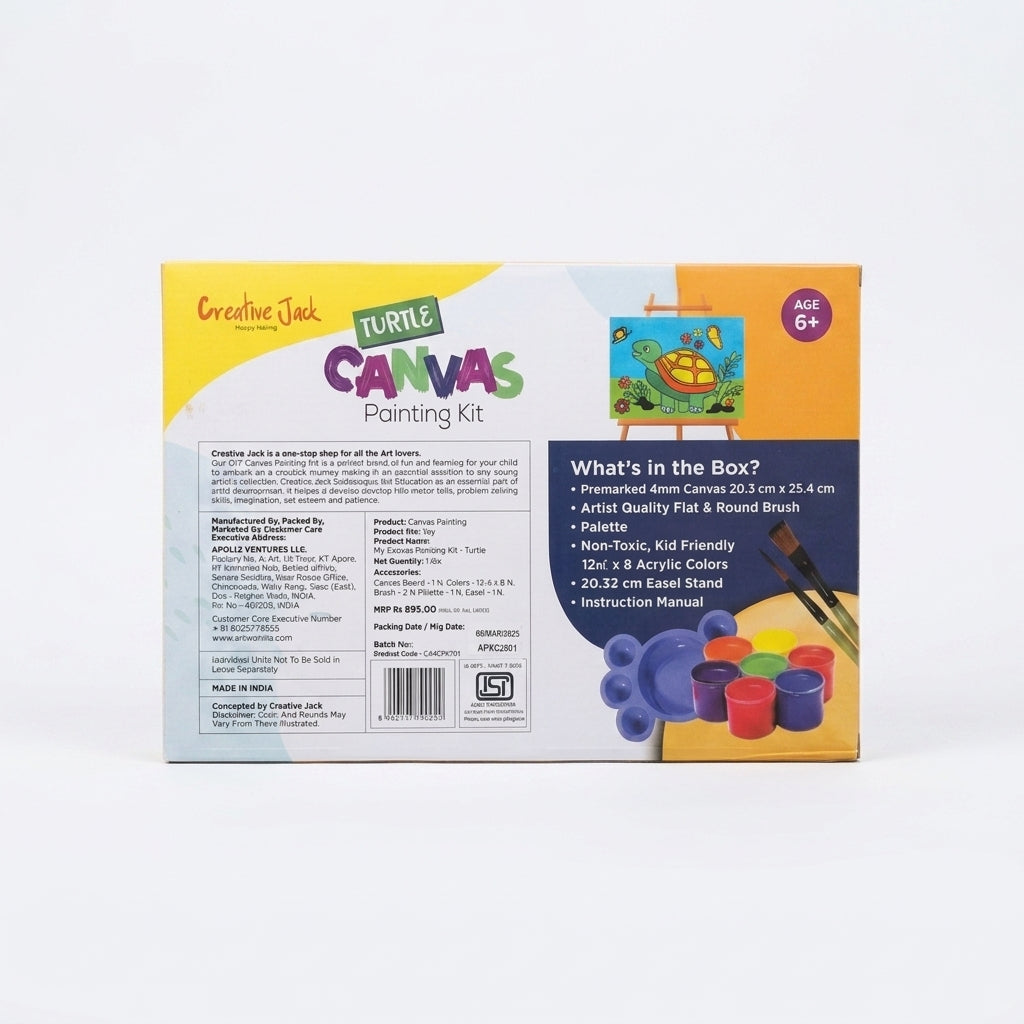 My Canvas Painting Kit - Turtle