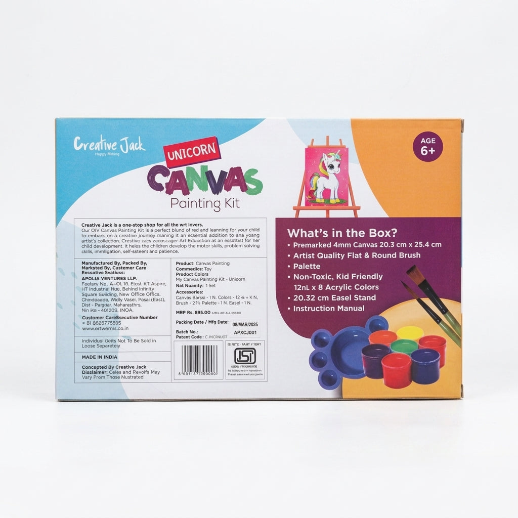 My Canvas Painting Kit - Unicorn