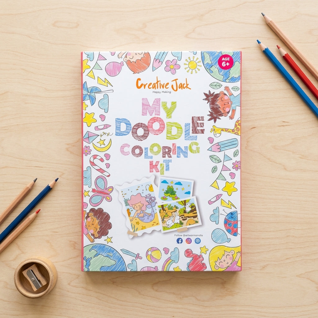 My Doodle Coloring Kit – DIY Coloring & Drawing Kit