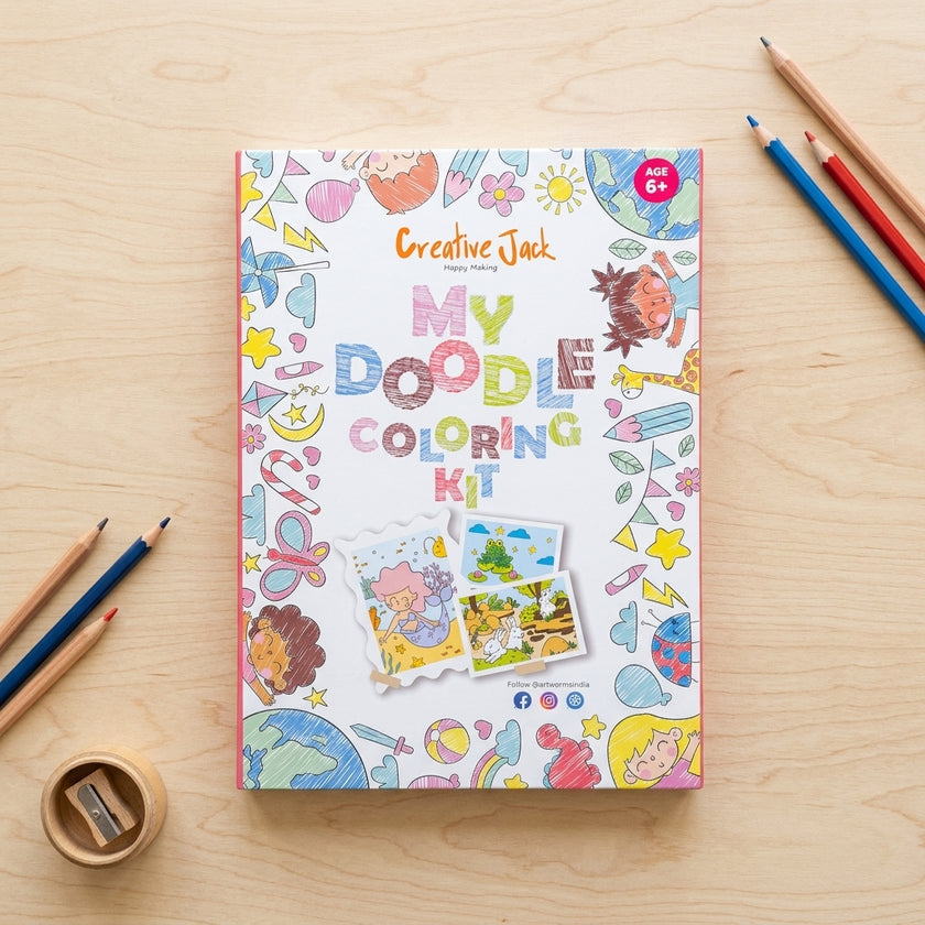 My Doodle Coloring Kit – DIY Coloring & Drawing Kit