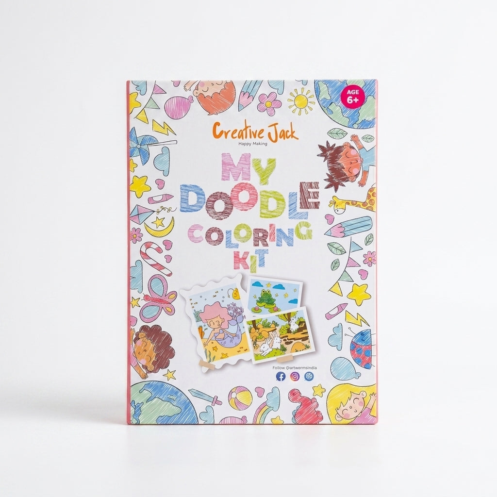 My Doodle Coloring Kit – DIY Coloring & Drawing Kit