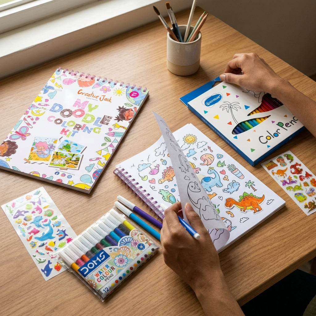 My Doodle Coloring Kit – DIY Coloring & Drawing Kit