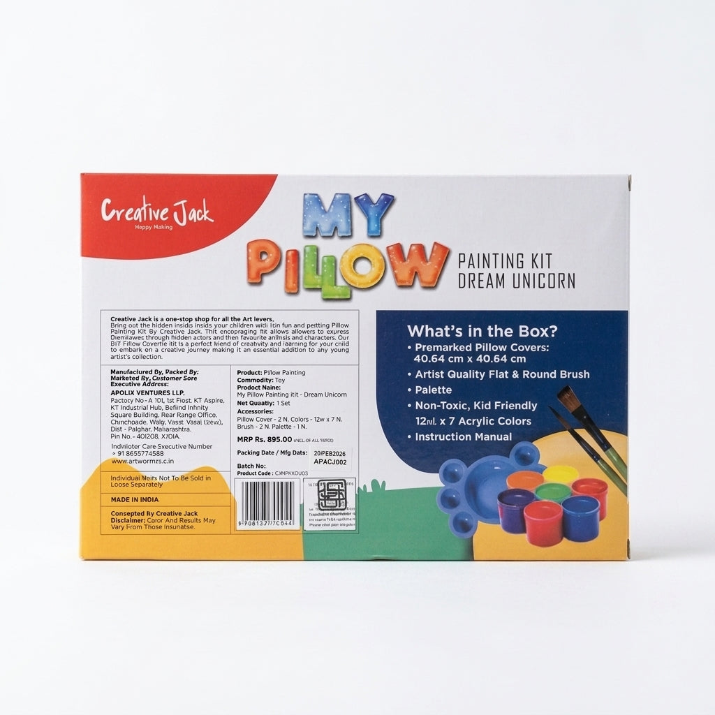 My Pillow Painting Kit - Dream Unicorn
