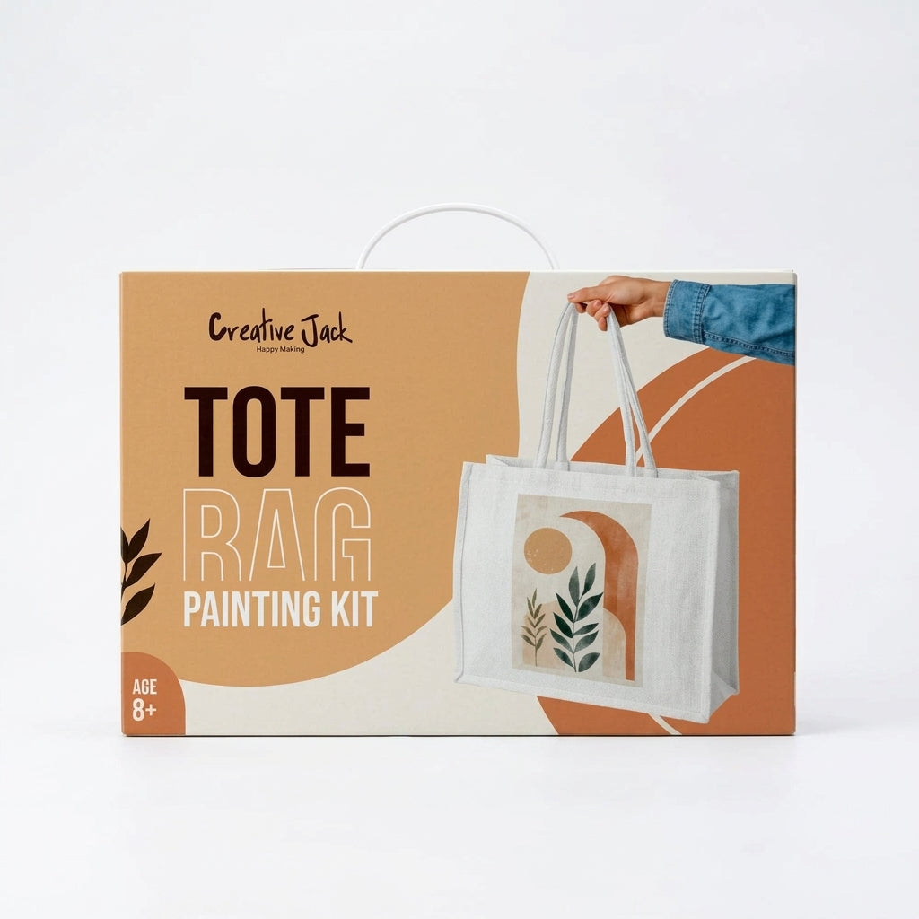 Tote Bag Painting Kit - Floral Abstract