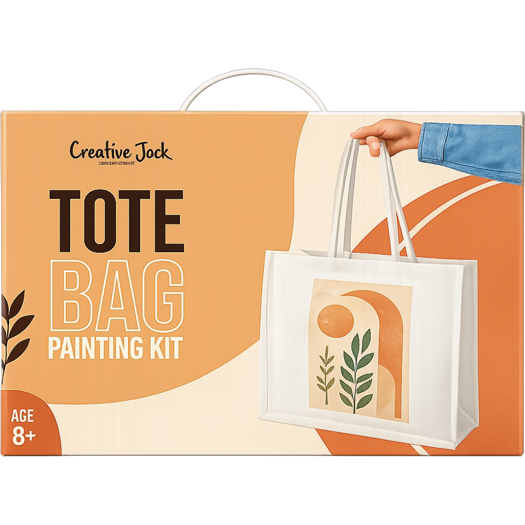 Tote Bag Painting Kit - Floral Abstract