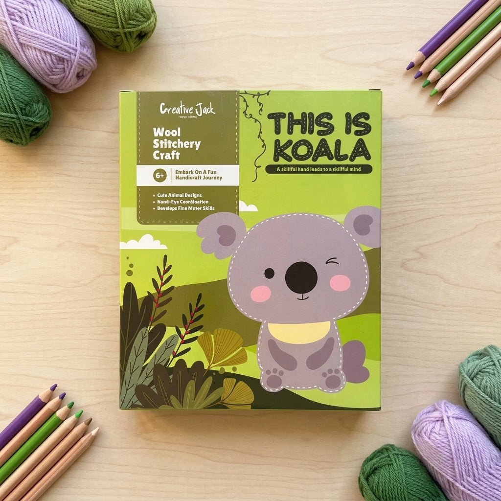 This is Koala Wool Stitchery DIY Kit