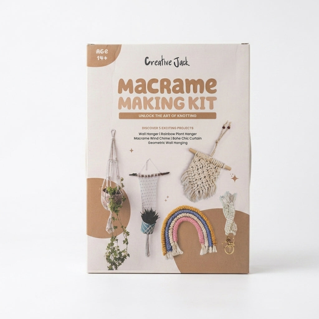 Creative Jack Macrame Making Knotting Kit for Teens & Adults Age 14+
