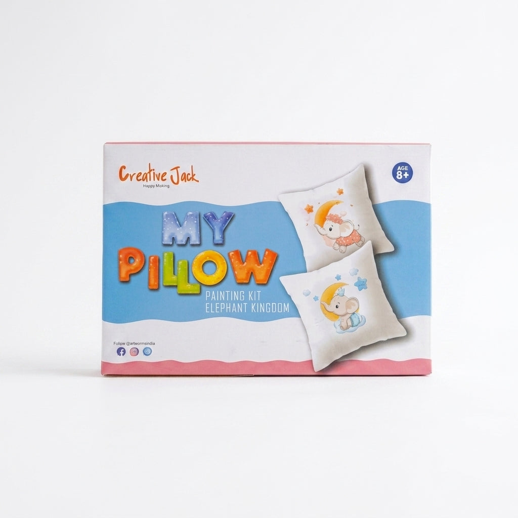 My Pillow Painting Kit - Elephant Kingdom