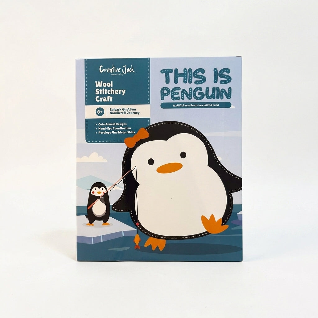 This is Penguin Wool Stitchery DIY Kit
