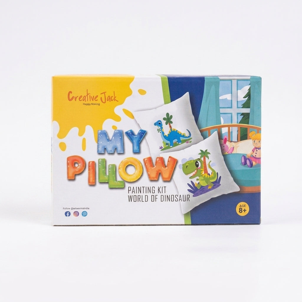 My Pillow Painting Kit - World of Dinosaur