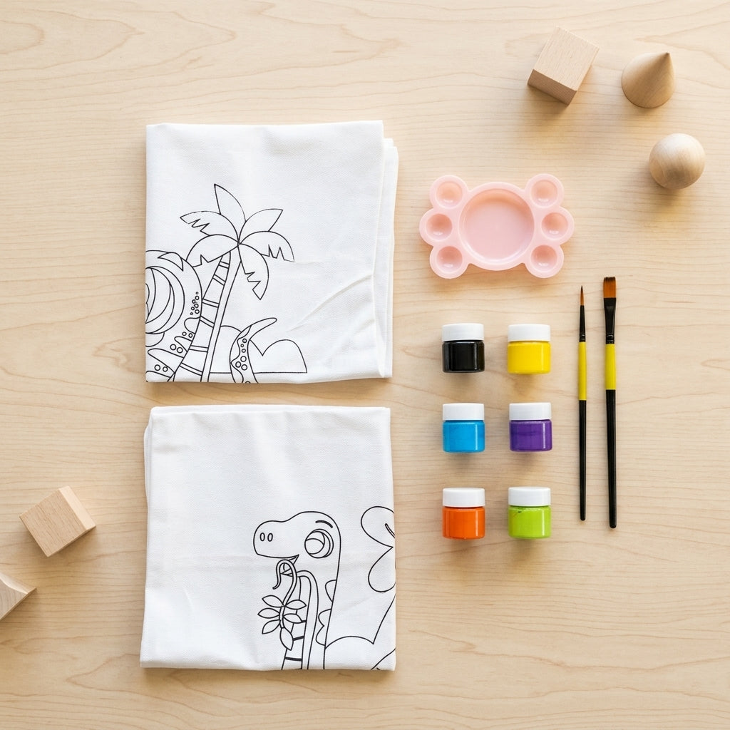 My Pillow Painting Kit - World of Dinosaur