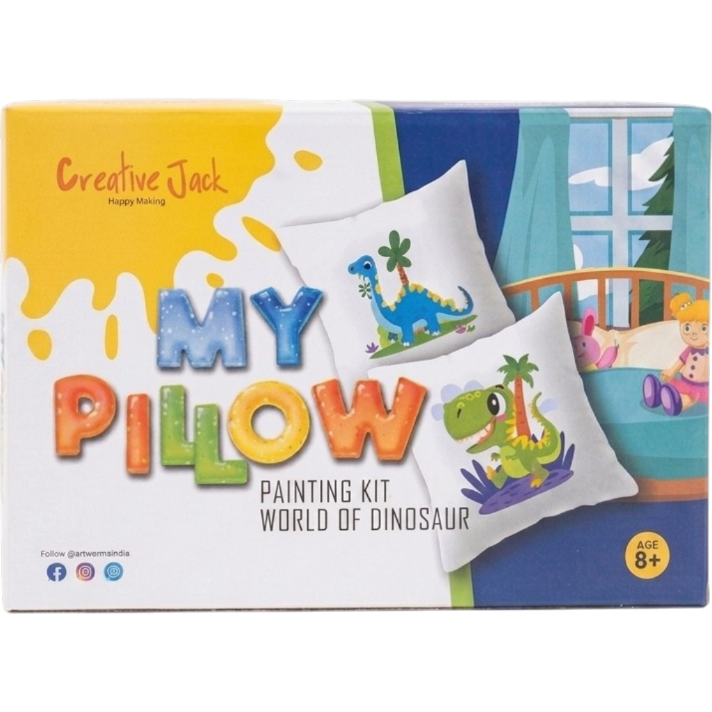 My Pillow Painting Kit - World of Dinosaur