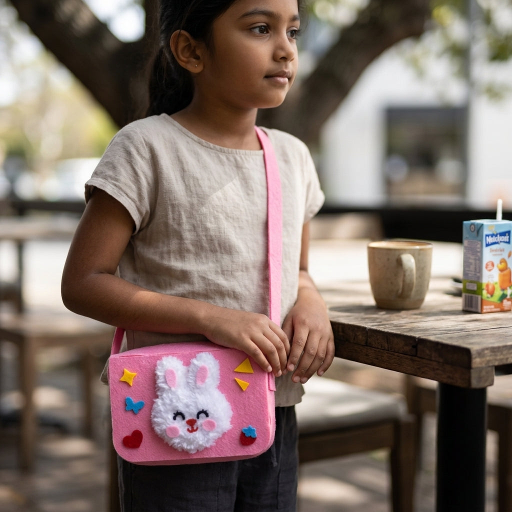Love Pink Sling Bag Stitching Kit
