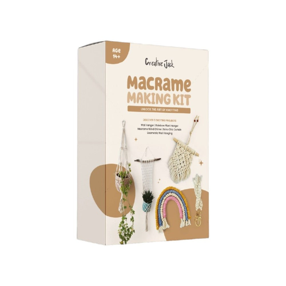 Creative Jack Macrame Making Knotting Kit for Teens & Adults Age 14+