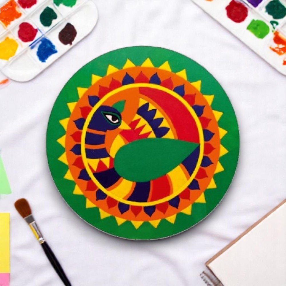 Madhubani Painting Kit for Kids Age 6 Plus - DIY Art Set
