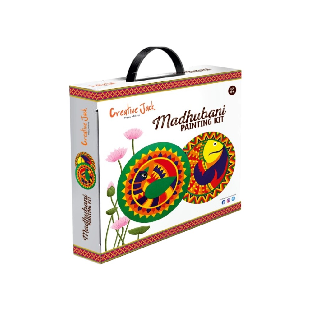 Madhubani Painting Kit for Kids Age 6 Plus - DIY Art Set
