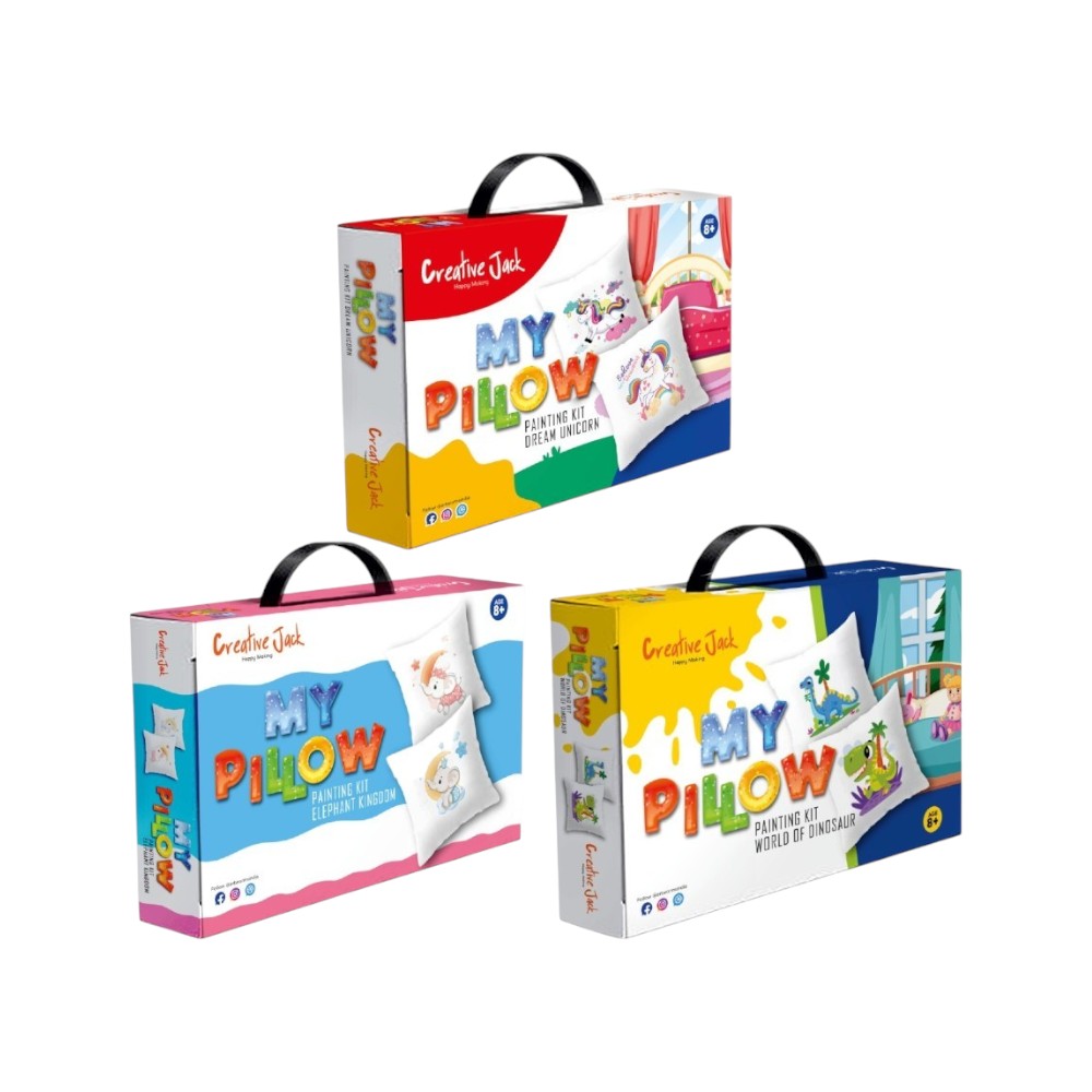 My Pillow Painting Kit - Elephant Kingdom