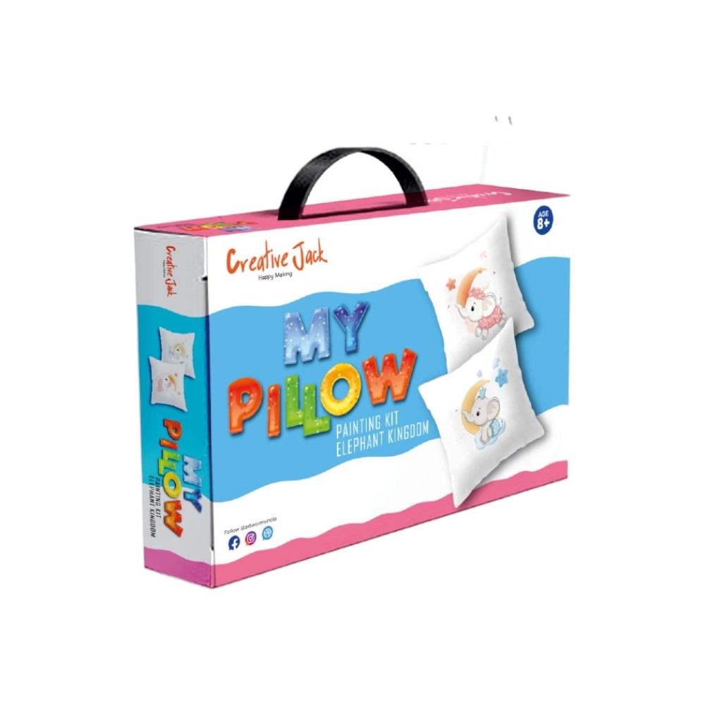 My Pillow Painting Kit - Elephant Kingdom
