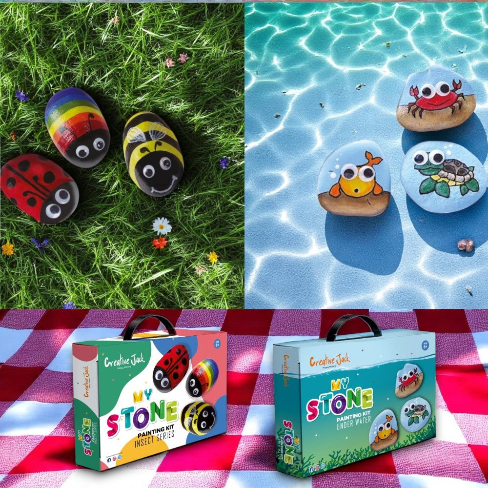 My Stone Painting Kit - Insect Series Kit