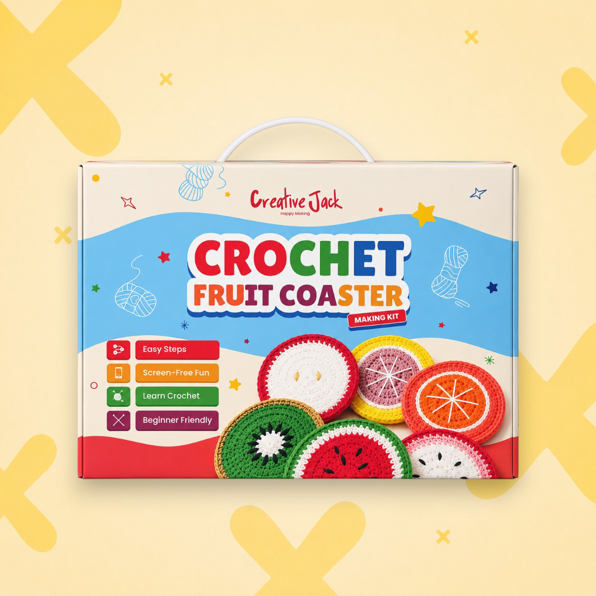 Crochet Fruit Coaster Making Kit