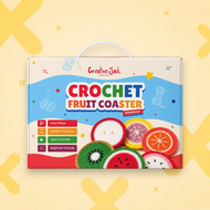 Crochet Fruit Coaster Making Kit | Crochet DIY Kit for Age 6+