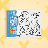 Ready to Paint Canvas Kit Seahorse 8x10 Inch | Kids Art Age 5+