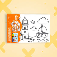 Ready to Paint Canvas Kit Lighthouse 6x9 | Kids Art Age 5+