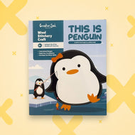 This is Penguin Wool Stitchery DIY Kit | Kids Craft Kit Age 6+
