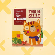 This is Kitty Wool Stitchery DIY Kit | Kids Craft Kit Age 6+
