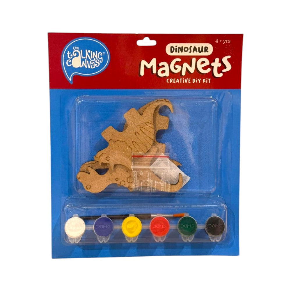 Dinosaur Magnets DIY Kit for Kids (4+) Paint & Craft Set