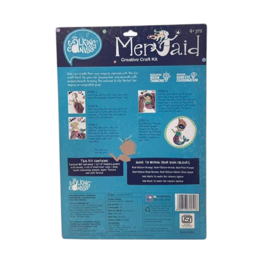Mermaid Creative Craft Kit for Kids Age 4+