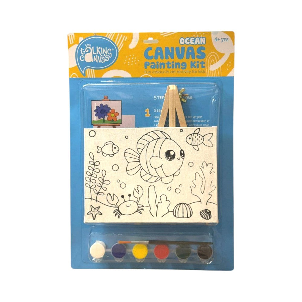 Ocean Canvas Painting Kit for Kids Age 4+