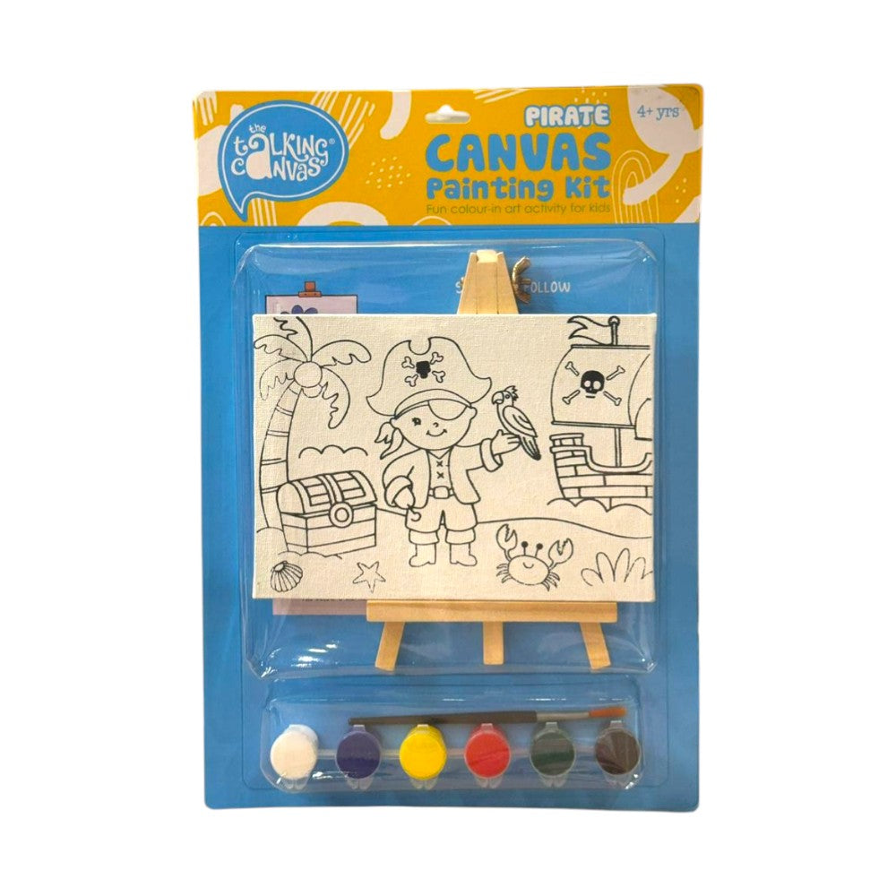 Pirate Canvas Painting Kit for Kids Age 4+