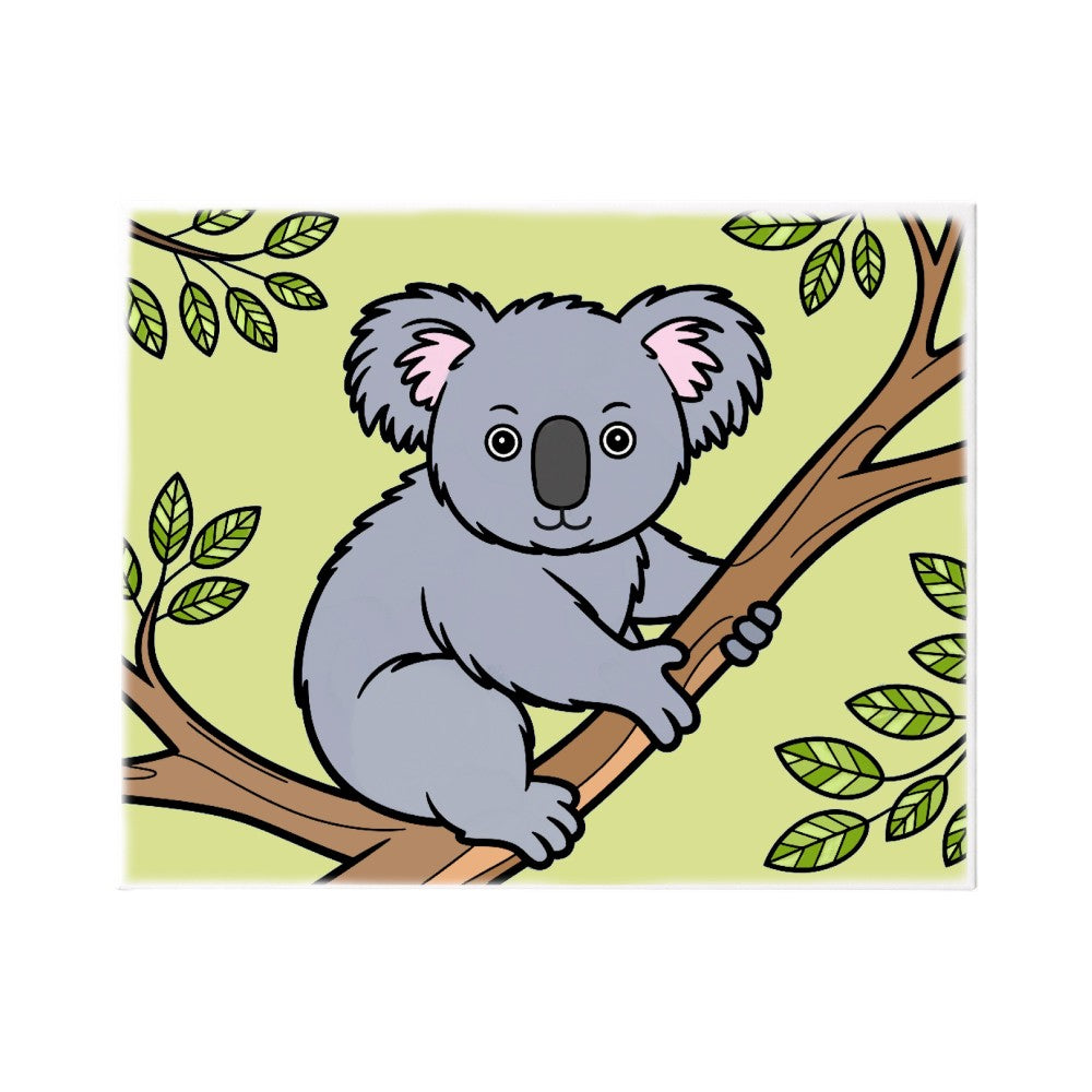 Ready to Paint Canvas Kit Koala 8x10 Inch for Kids Age 5+