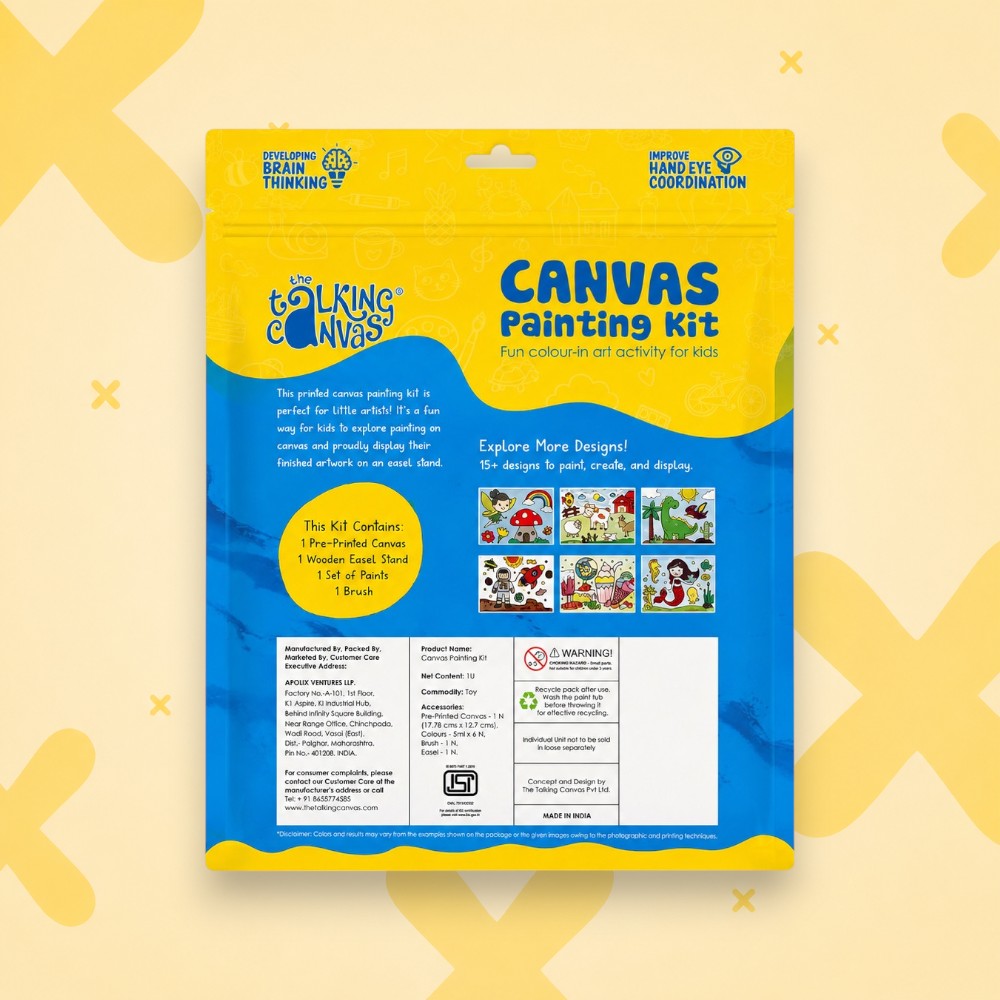 Fairy Canvas Painting Kit for Kids | Canvas Art Set | Age 4+