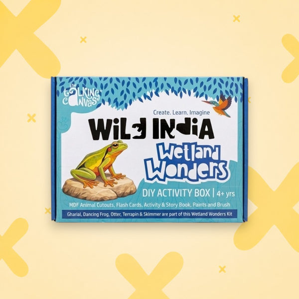 Wild India Wetland Wonders DIY Kit | Kids Art Kit Age 4+
