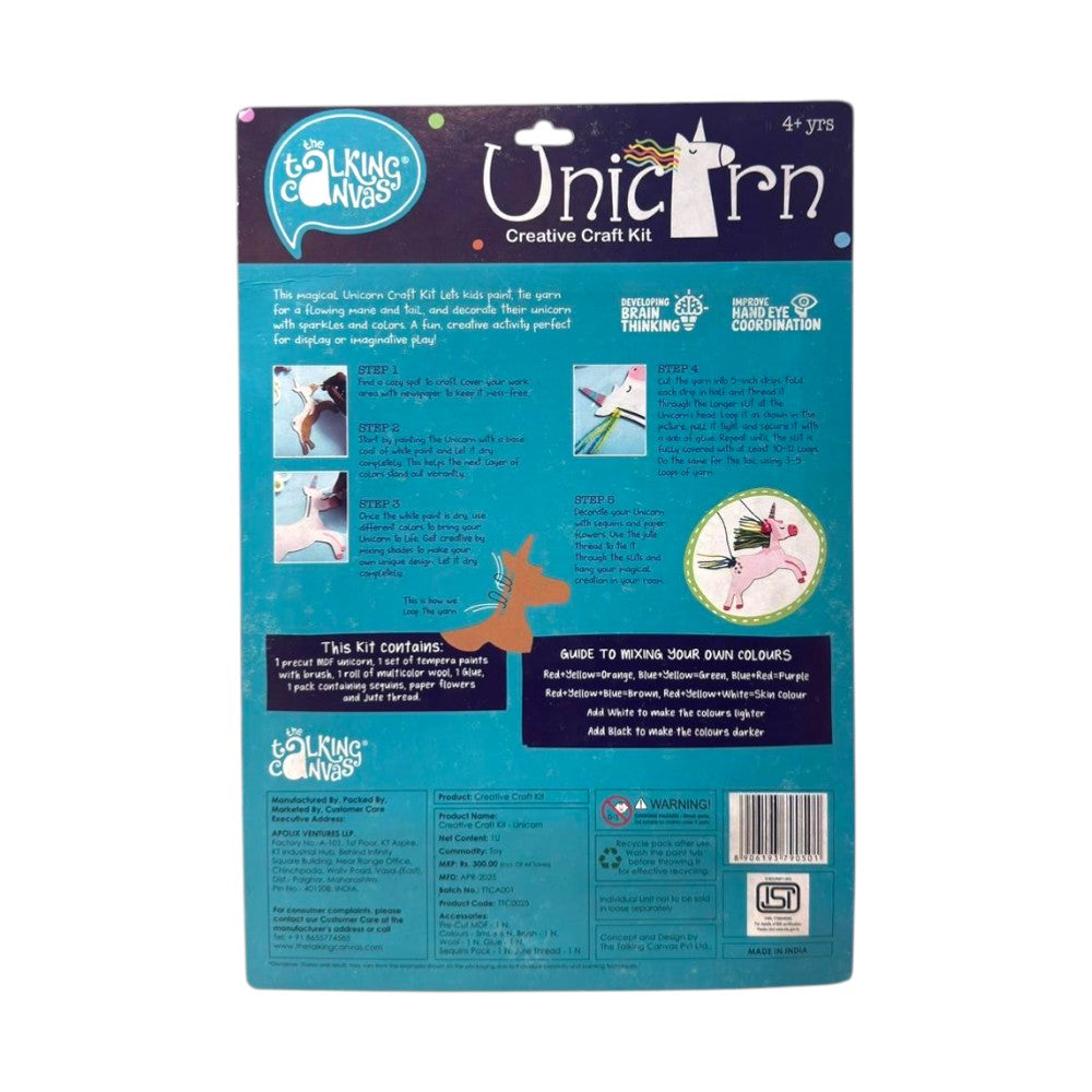 Unicorn Creative Craft Kit for Kids Age 4+