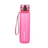 Uzspace Neon Frosted Tritan Water Bottle - 650ml, 800ml, 1000ml
