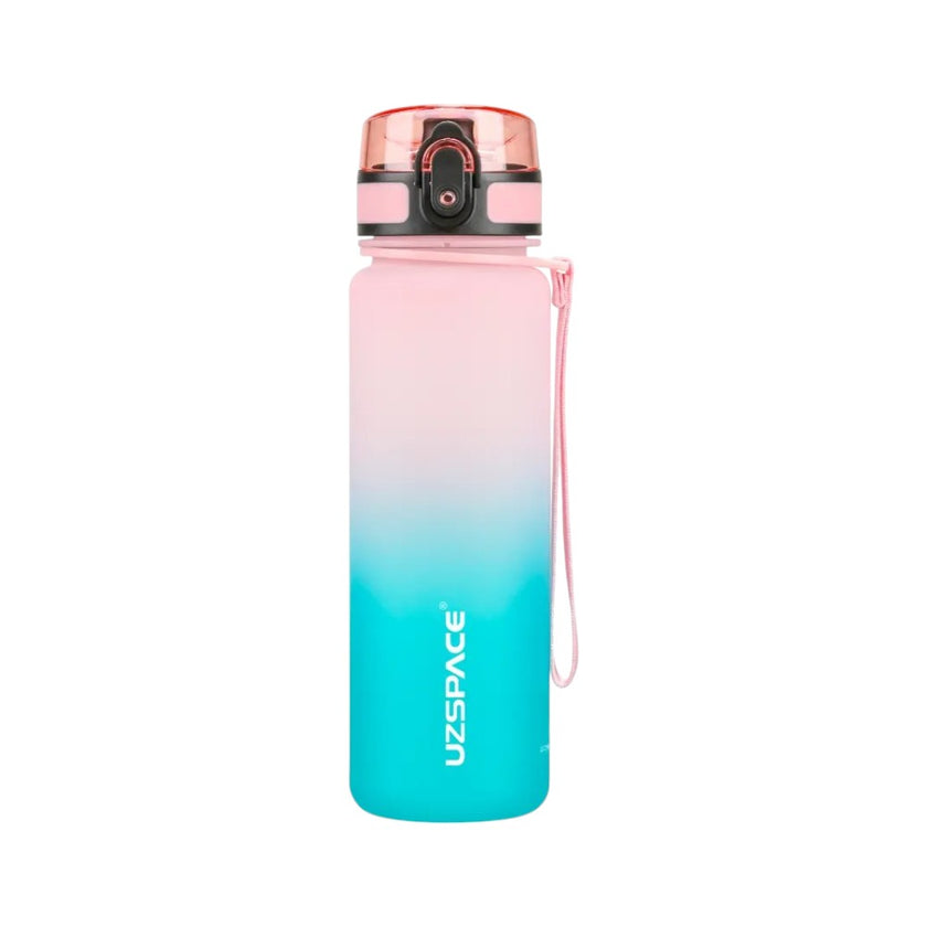 Uzspace Gradient Frosted Tritan Water Bottle - 500ml & 1000ml