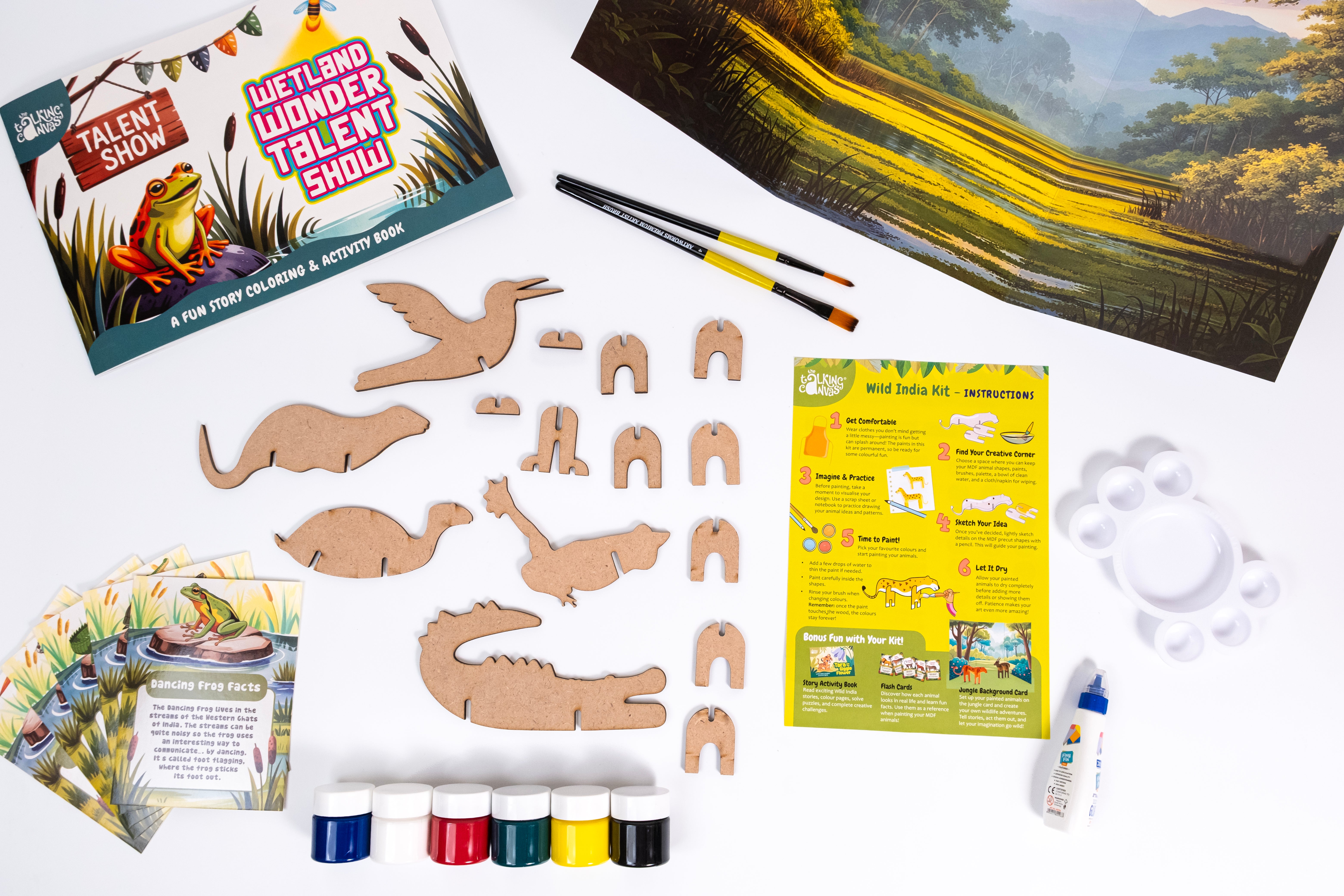 Wild India Wetland Wonders DIY Kit  Apolix